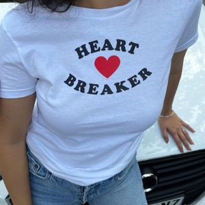 Heart Breaker Women's Softstyle Baby T Shirt, I Love Breaking Hearts Tee