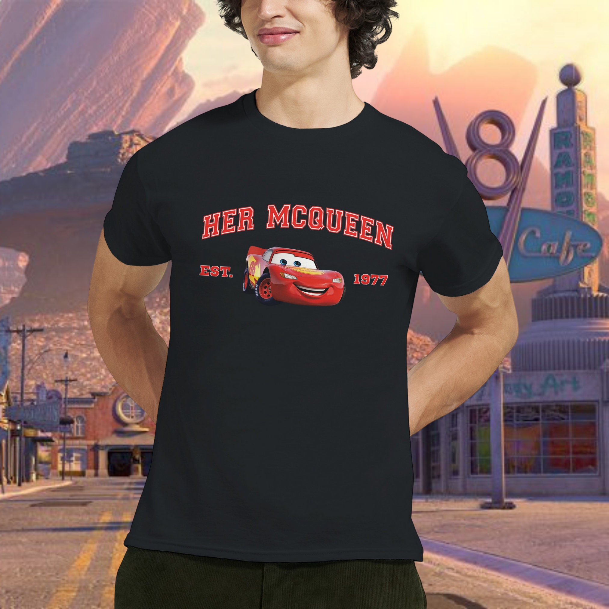 Discover Couple L. Mcqueen Et Sally T-Shirts Familiaux Assortis