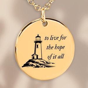 Album necklace for Music Lovers Custom Personalized Engraved Coin Necklace with Engraved Lyrics on the back