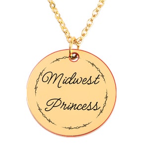 Personalized Album Coin Necklace: Engraved Lyrics, Stainless Steel Music Gift