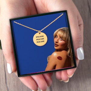Albumketting voor muziekliefhebbers Gepersonaliseerde ketting met gegraveerde munt en gegraveerde tekst op de achterkant
