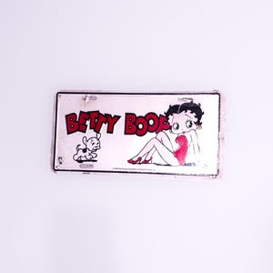 Betty Boop Metal Sign