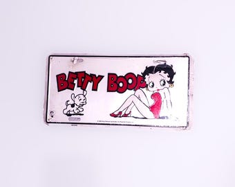 Betty Boop Metal Sign