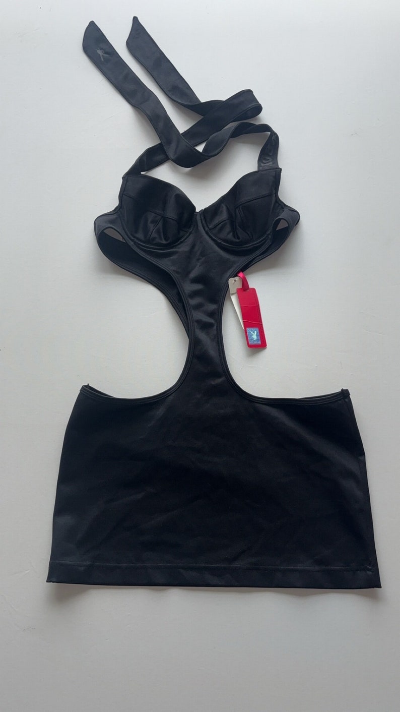 Playboy Satin Dress Etsy UK