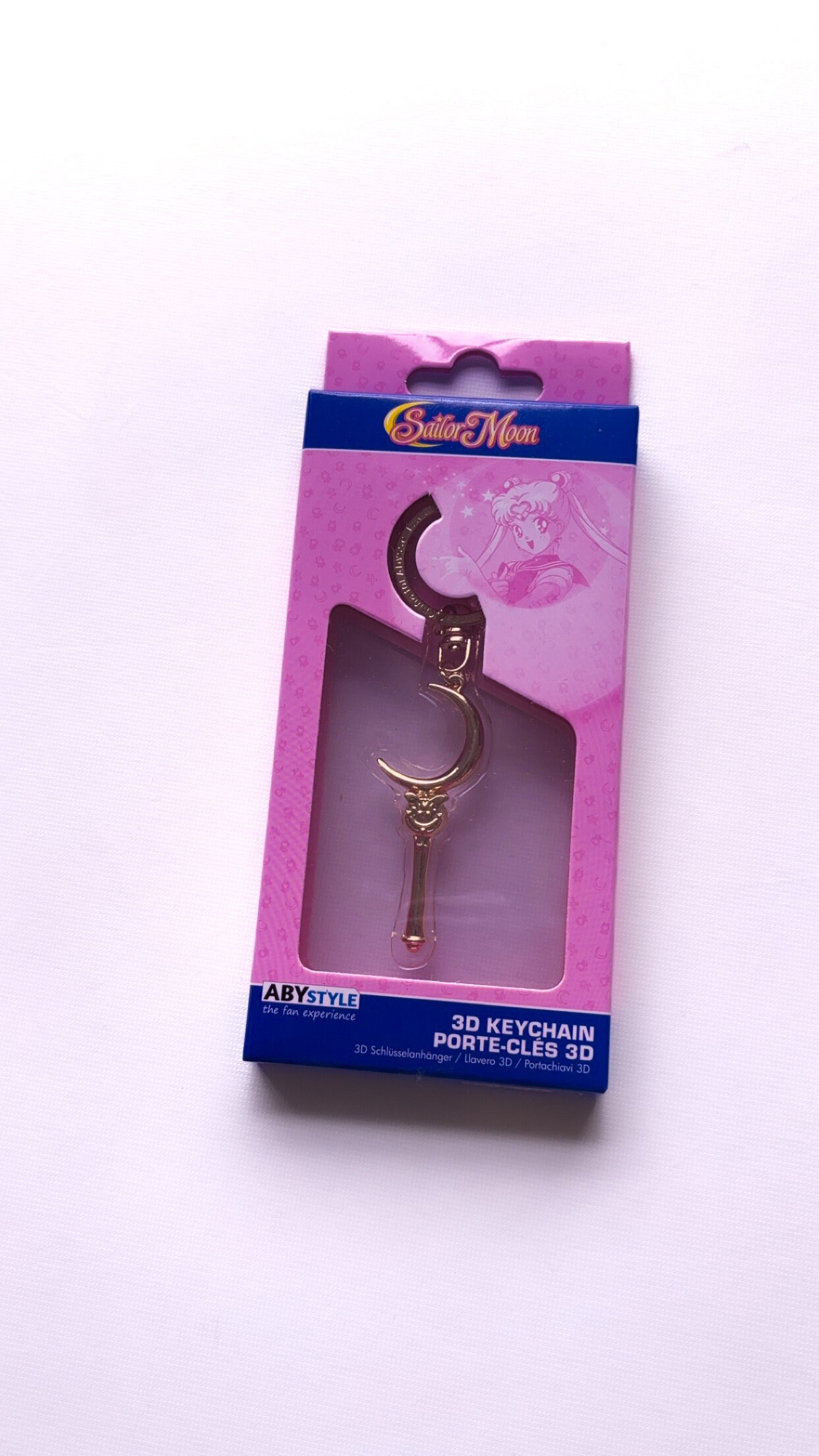 ABYSTYLE Sailor Moon 3D Schlüsselanhänger – Sammlerfigur Mond, Aus Metall