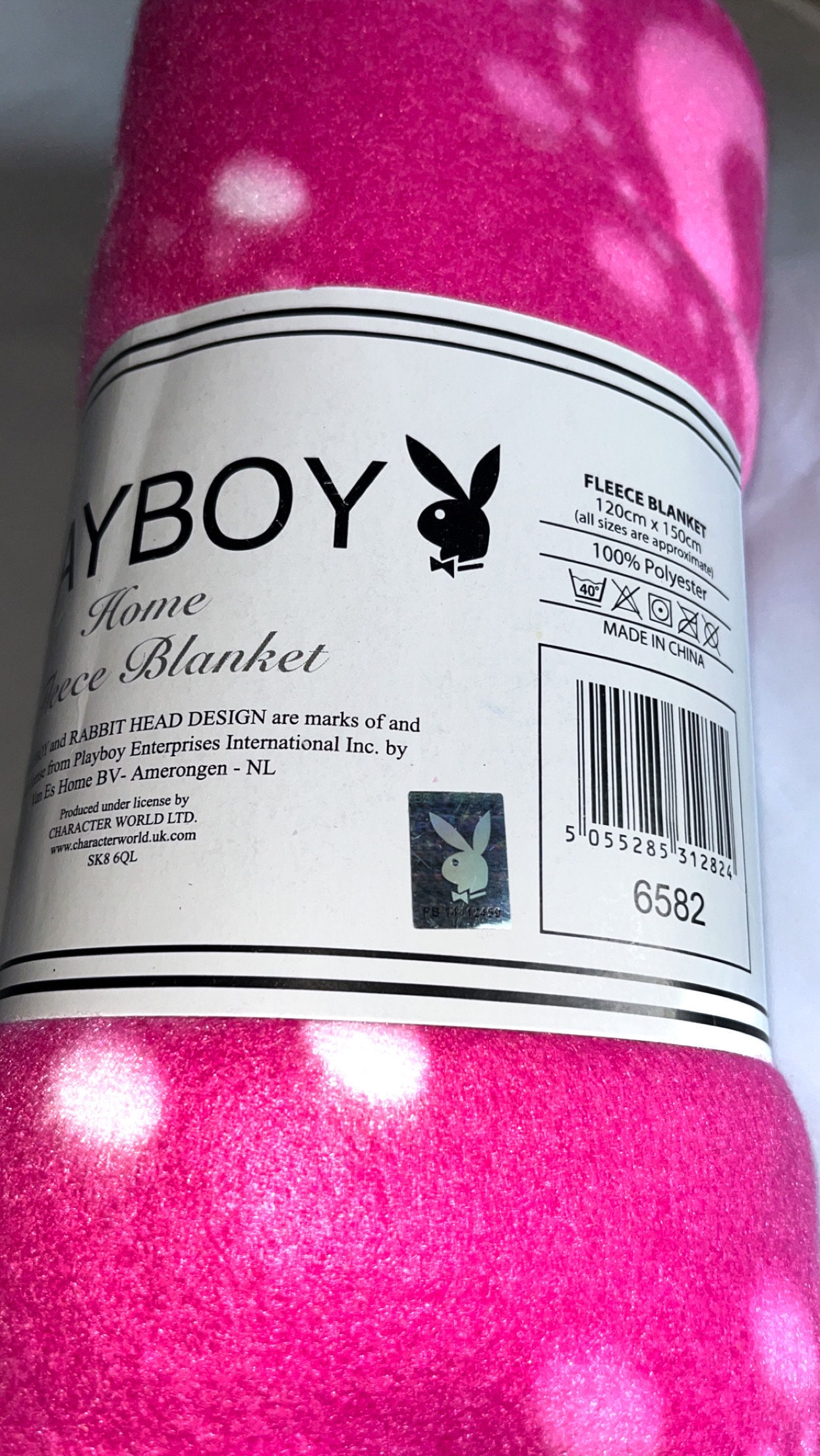 Playboy Fleece Bubble Blanket Etsy