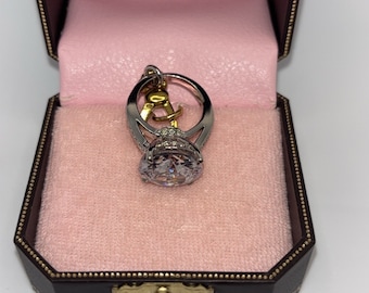 Rare Find: Juicy Couture Engagement Ring Charm - Perfect for Jewellery Lovers!