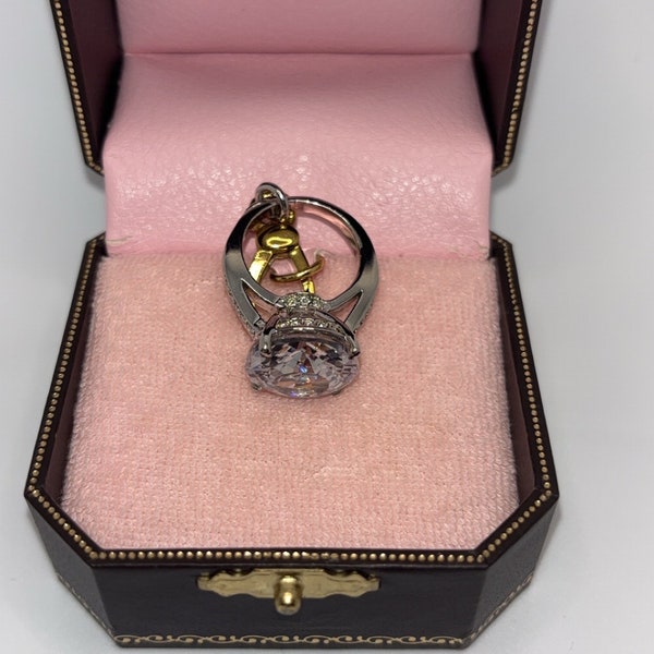 Juicy couture rare engagement ring charm.