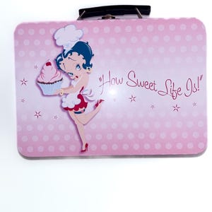 Betty Boop Metal Lunch Box