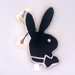 Playboy Mini Rabbit Head Pillow Car Charm