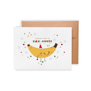 Joyeux Noël et ban-année - Carte de Noël humoristique