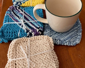 Knitted Mug Rugs