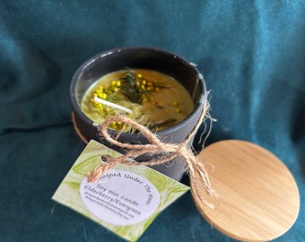 Elderberry And Evergreen Soy Wax Candle