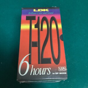 VHS Video Tapes New, Sealed, Unopened.  LDK T-120  6 Hours Set of (5).  Vintage