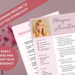 Sorority Resume Template 2023 Sorority - Il 300x300.5284524089 M0u9 