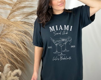 Custom Location Bachelorette Party Shirts, Beach Bachelorette Shirts, Custom Bride Shirt, Custom Comfort Colors T-Shirts
