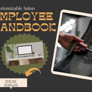 Customizable Salon Employee Handbook