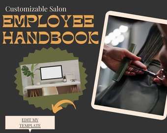 Customizable Salon Employee Handbook