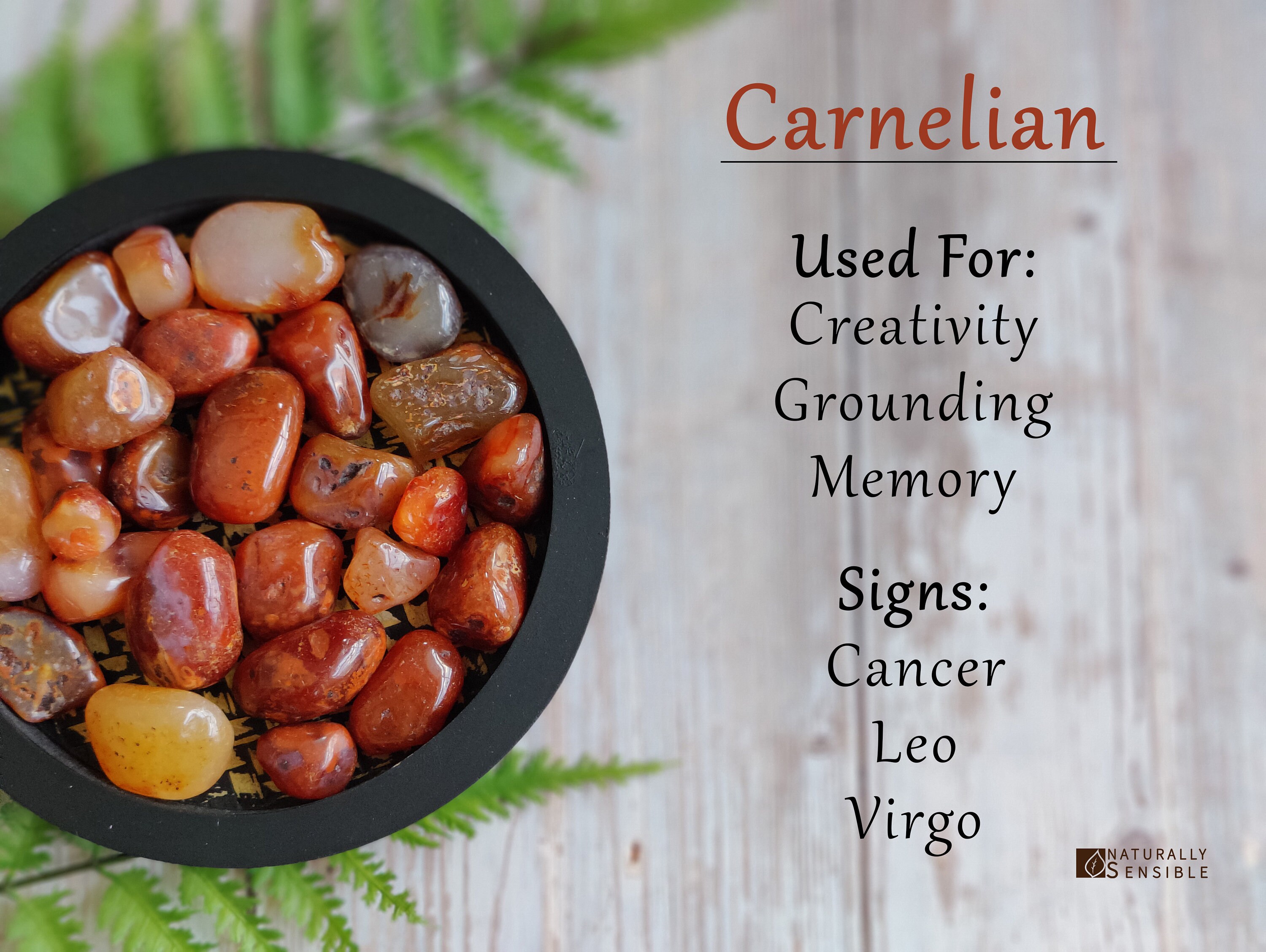 Carnelian Tumbled Stone - Energy-Boosting Healing Crystal for Confidence & Chakra Alignment