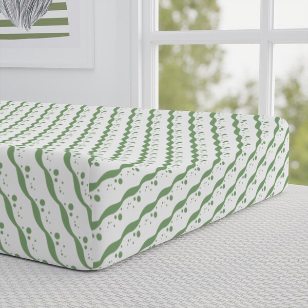 Glenna Jean Carson Changing Pad Cover in Cream | Bed Bath & Beyond