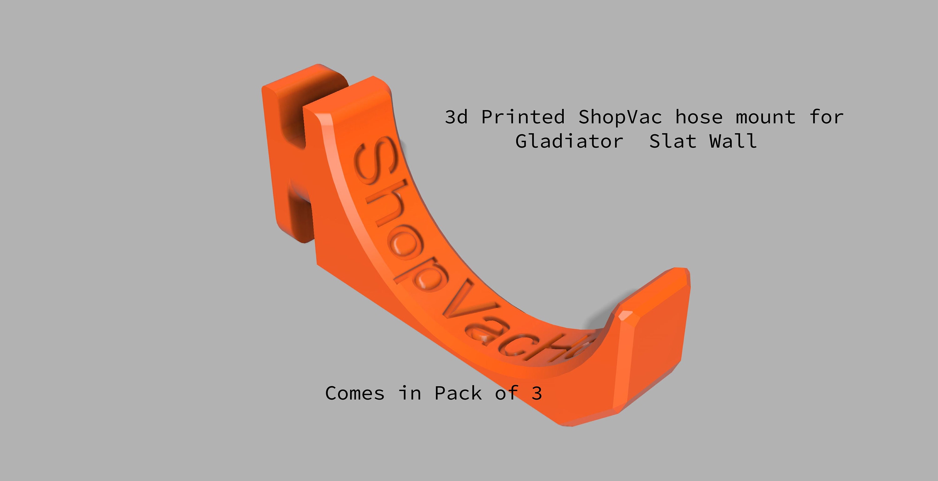 Gladiator Slat Wall Track Mount to Hold Shop Vac Hose Etsy