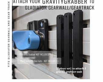 Soporte de pared Gladiator Gear impreso en 3D compatible con esquís y tablas de snowboard GravityGrabber