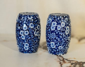 Salero y pimentero con estampado de calico