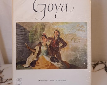 Duża, zabytkowa, 16-elementowa, artystyczna książka na stolik kawowy | Goya