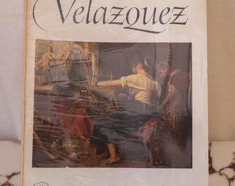 Duża, zabytkowa, artystyczna książka na stolik kawowy | Velázquez