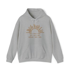 Darkness + Light Hooded Sweatshirt