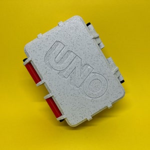 Uno Card Game 3D Printed Rugged Box & Card Holder zdjęcie 5