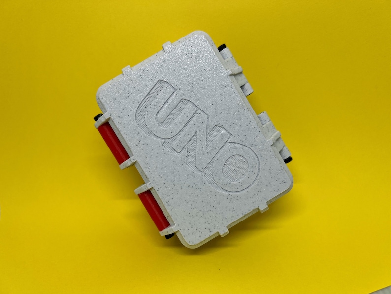 Uno Card Game 3D Printed Rugged Box & Card Holder zdjęcie 5