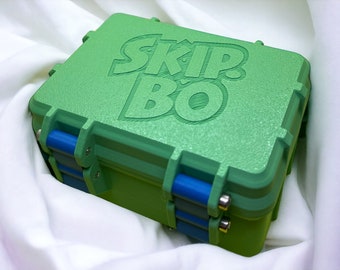 Skip Bo Card Game 3D Printed Rugged Box & Card Holder