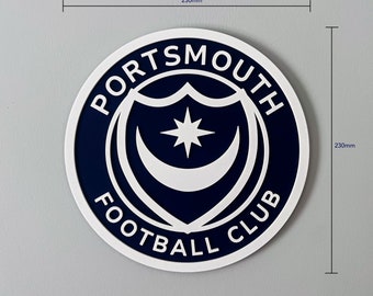 Portsmouth FC Logo Wall Decoration Plaque