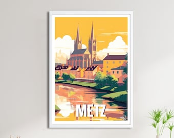 Affiche Metz - Poster de France et du Monde