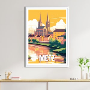 Affiche Metz - Poster de France et du Monde