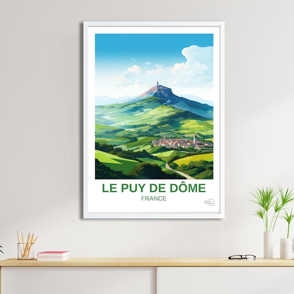 Affiche Puy de Dome - Travel Poster
