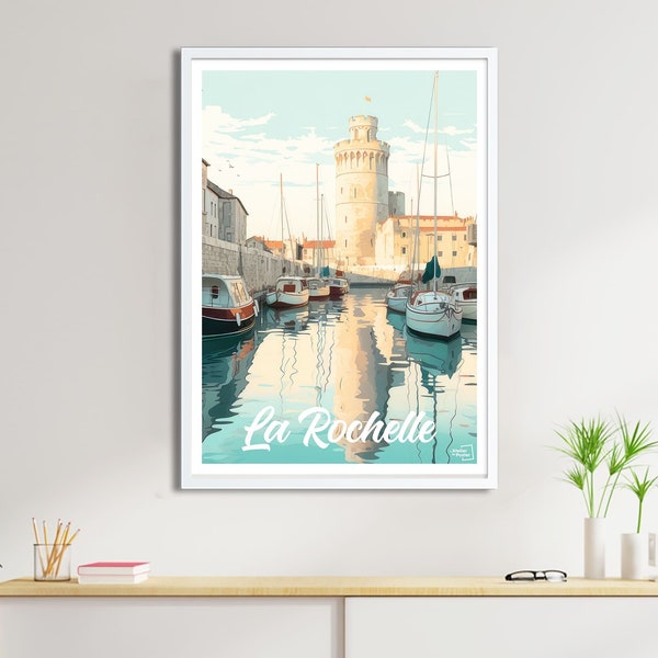 Affiche La Rochelle - Travel Poster
