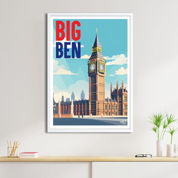 Affiche Big Ben - Travel Poster