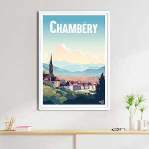 Affiche Chambéry - Travel poster