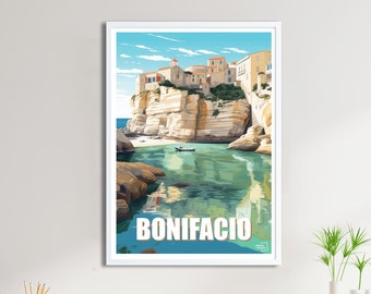 Bonifacio Corsica Poster - Reisposter