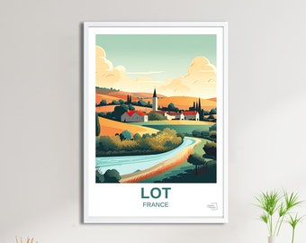 Le Lot Poster - Reisposter