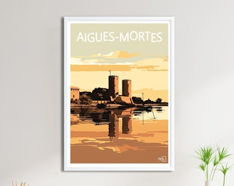 Manifesto Aigues-Mortes - Manifesto di viaggio