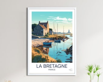 Affiche La Bretagne - Travel Poster