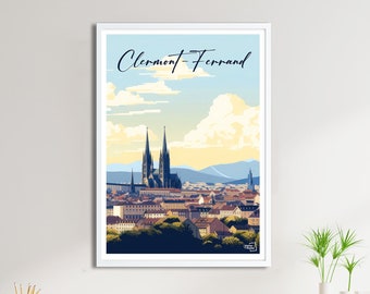 Clermont-Ferrand Poster - Poster of France and the World