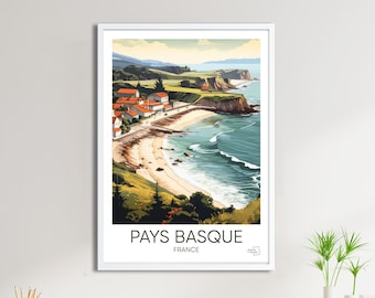 Poster dei Paesi Baschi - Poster di viaggio