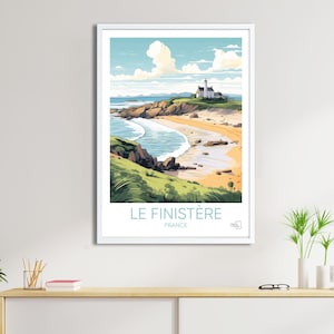 Pôster Finistère - Pôster de viagens