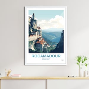Affiche Rocamadour - Travel Poster