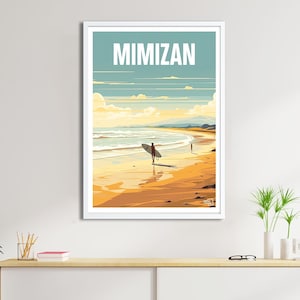 Affiche Mimizan - Travel Poster