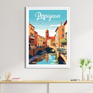 Affiche Perpignan - Poster de France et du Monde